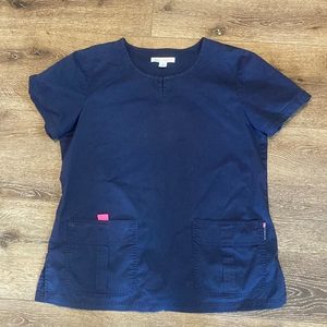 Koi stretch scrub‎ top medium